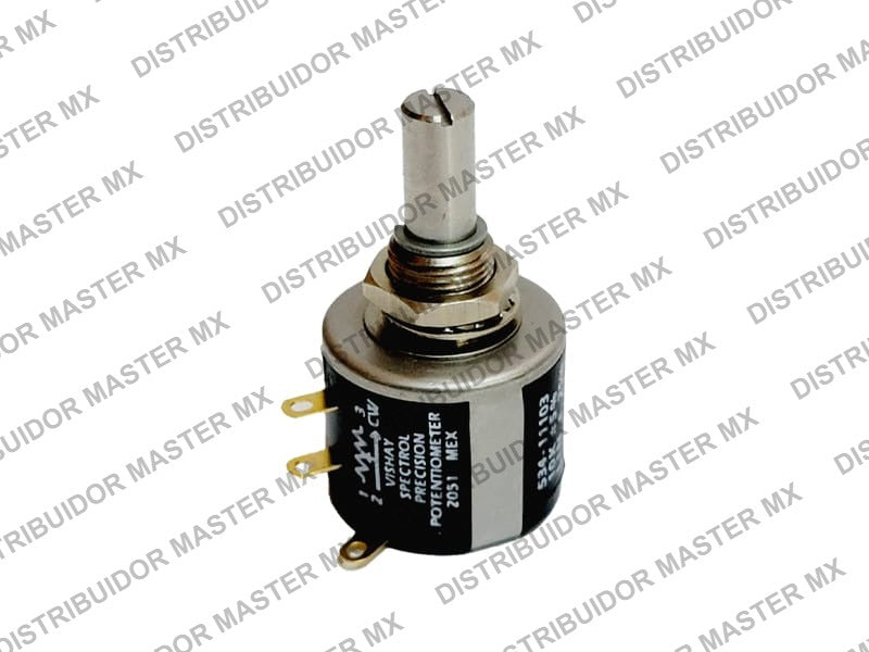 Potenciómetro Multivuelta 10 Vueltas 10 kΩ 2 W Vishay Spectrol P10K10V
