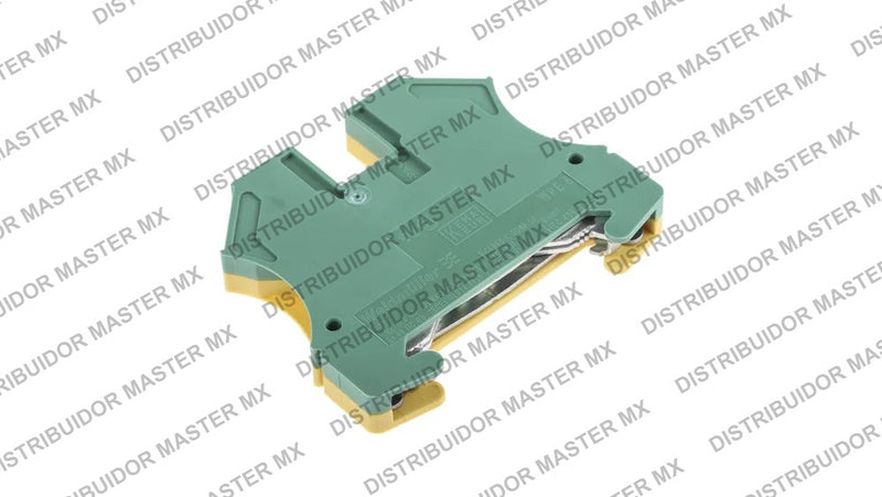 Clema de Tierra WPE 6 para Riel DIN 6 mm² Weidmüller 1010200000