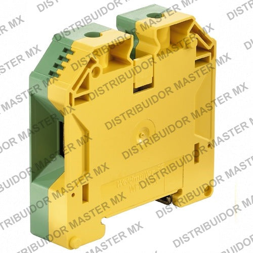 Clema de Tierra WPE 16 para Riel DIN 16 mm² Weidmüller 1010400000