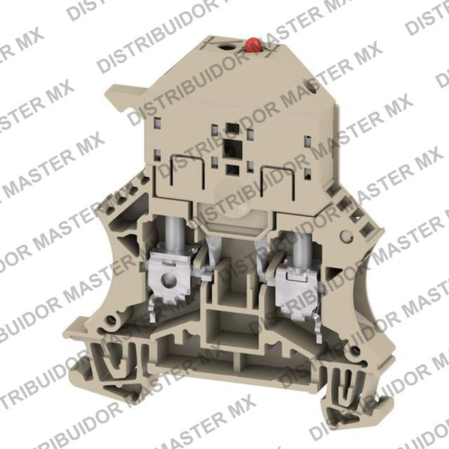 Borne Portafusibles WSI 6/LD para Riel DIN 6 mm² con LED 10-36 V CD/CA Weidmüller 1011300000