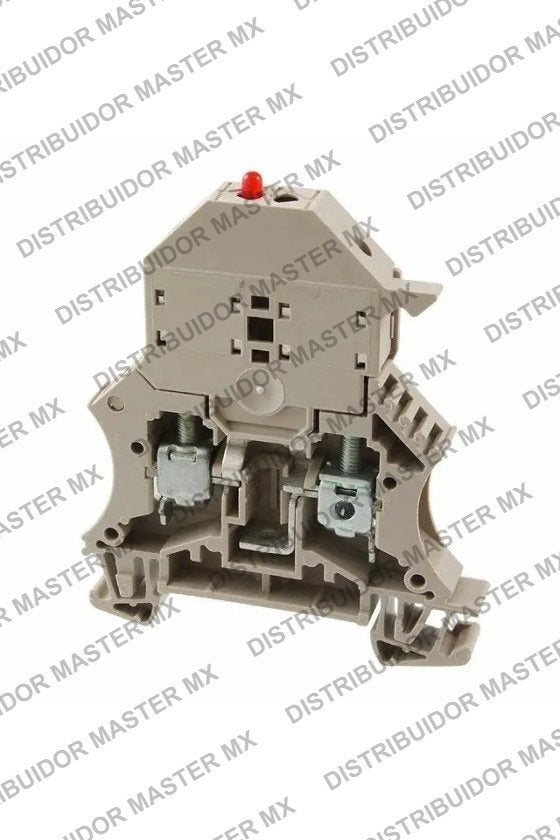 Borne Portafusibles WSI 6/LD para Riel DIN 6 mm² con LED 30-70 V CD/CA Weidmüller 1012200000