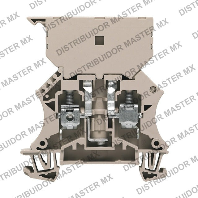 Borne Portafusibles WSI 6/2 GZ/DEF63 para Riel DIN 6 mm² Weidmüller 1014000000