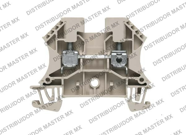 Clema de Paso WDU 4 para Riel DIN 4 mm² 800 V 32 A Weidmüller 1020100000