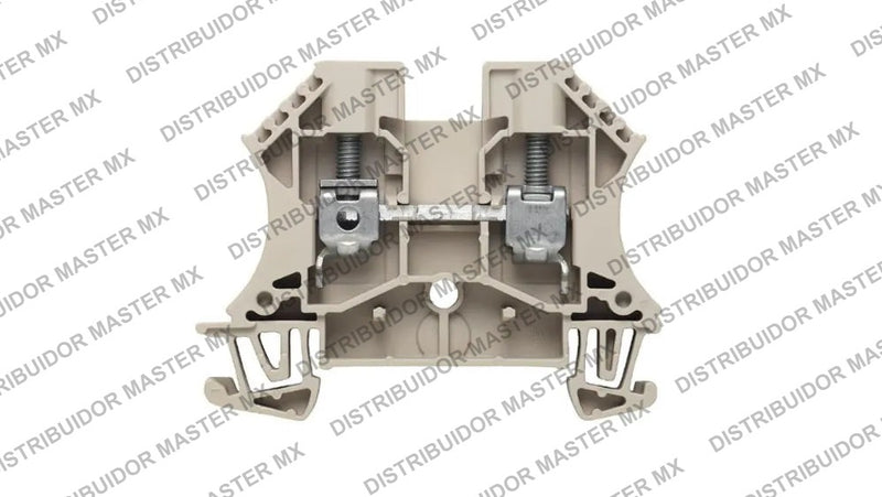 Clema de Paso WDU 6 para Riel DIN 6 mm² 800 V 41 A Weidmüller 1020200000