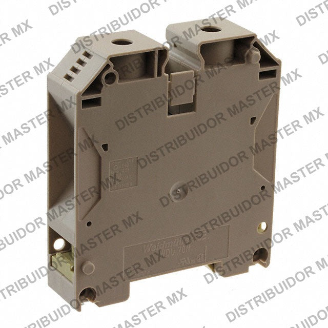 Clema de Paso WDU 70N/35 para Riel DIN 70 mm² 1000 V 192 A Weidmüller 9512190000
