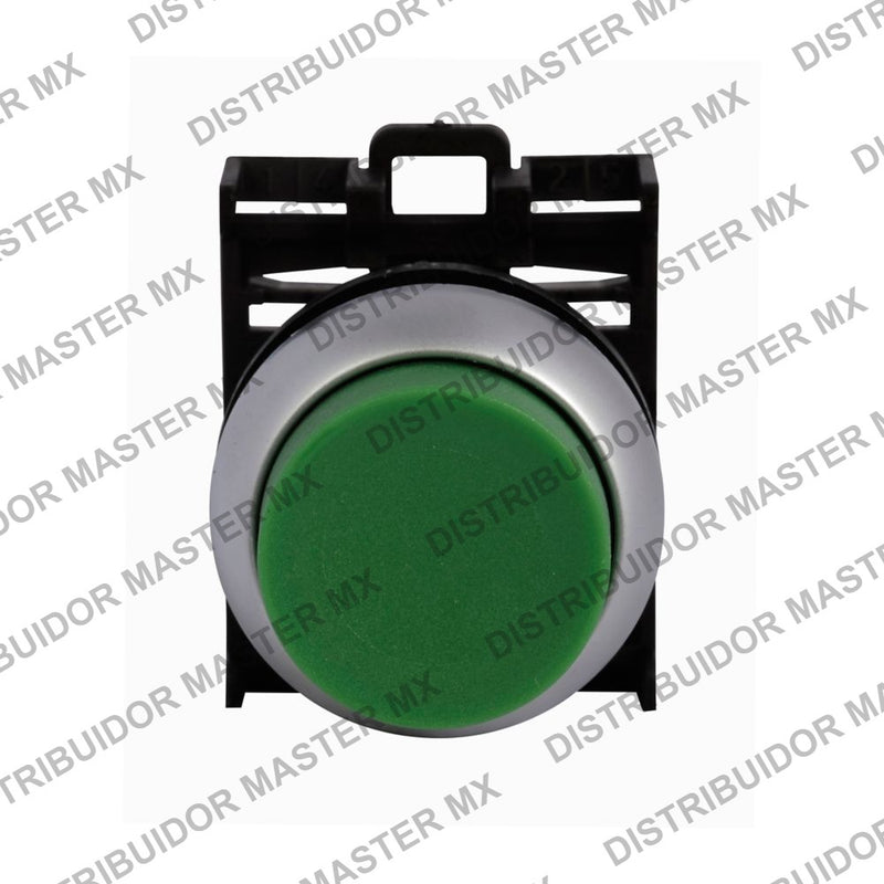 Botón Pulsador Verde Extendido Momentáneo Eaton M22-DH-G