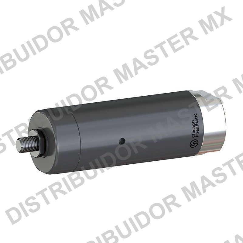 Motor Neumatico de Aire Chicago Pneumatic M39-3000-TL 390W 0.53 HP 3000 rpm Eje Roscado Escape Coaxial