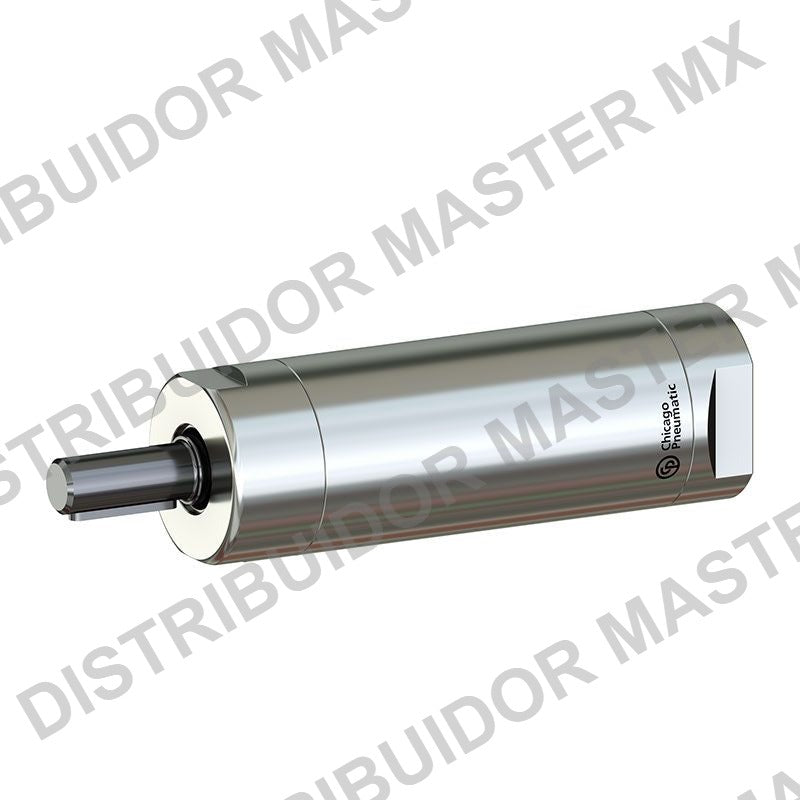 Motor Neumatico de Aire Chicago Pneumatic MR39-2000-KSL ATEX Acero Inoxidable 390W Reversible 2000 rpm Eje con Cuñero