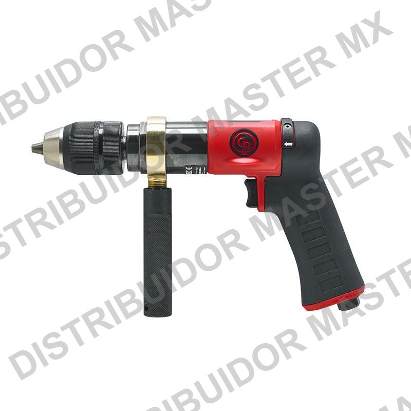 Taladro Neumatico Reversible Chicago Pneumatic CP9791C 1/2" 840 RPM Alto Par Mandril sin Llave - Air Drill