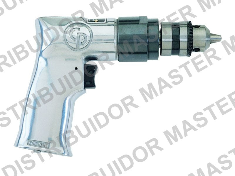 Taladro Neumatico Chicago Pneumatic CP785 Clasico 3/8" 2400 RPM Mandril con Llave - Air Drill Aluminio