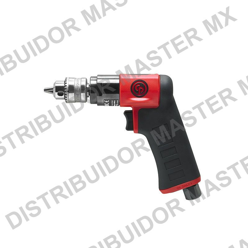 Taladro Neumatico Chicago Pneumatic CP7300C 1/4" 3300 RPM Ultraligero Mandril con Llave - Air Drill