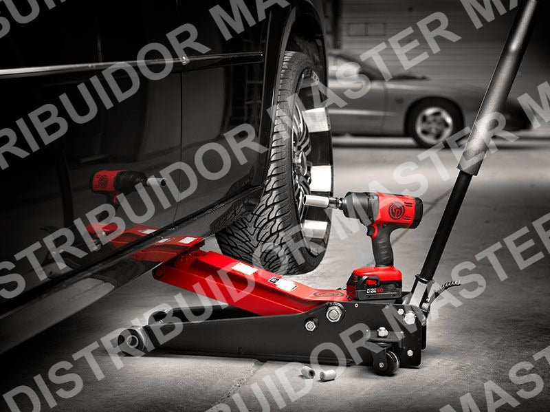Gato de Patin Hidraulico Chicago Pneumatic CP80030 3 Toneladas Servicio Pesado - Floor Jack