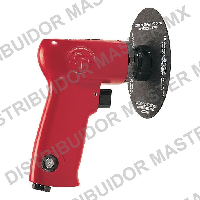 Lijadora Rotativa Neumatica Chicago Pneumatic CP9778 5" 14000 RPM Alta Velocidad - Pistol Sander