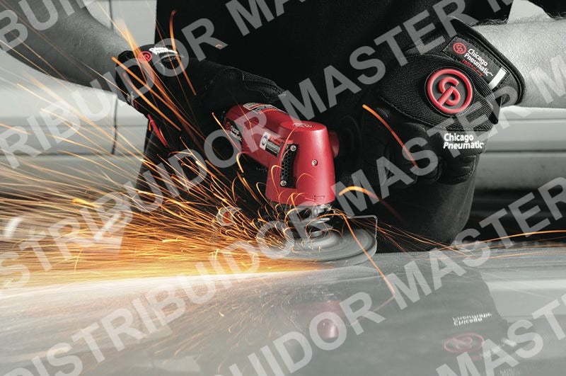 Esmeril Angular Neumatico Chicago Pneumatic CP9121BR 5" Husillo 5/8" Ligero - Angle Grinder