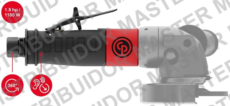 Esmeril Angular Neumatico Industrial Chicago Pneumatic CP3550-120AB 1.5 hp Disco 5" - Angle Grinder
