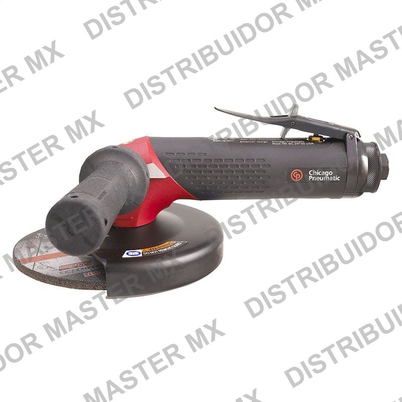 Esmeril Angular Neumatico Industrial Pesado con Palanca de Seguridad Chicago Pneumatic CP3650-100AB6VK 2 hp Disco 6" - Angle Grinder