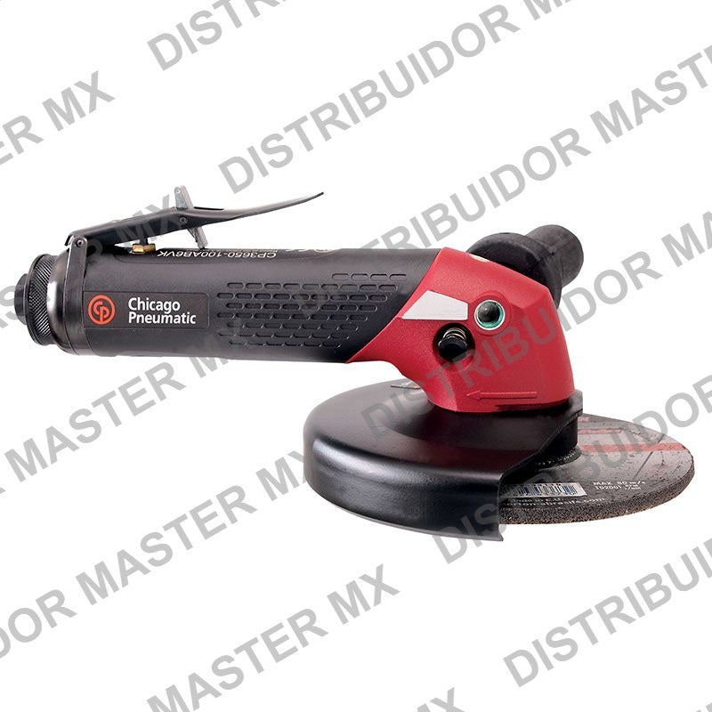 Esmeril Angular Neumatico Industrial Pesado con Palanca de Seguridad Chicago Pneumatic CP3650-100AB6VK 2 hp Disco 6" - Angle Grinder