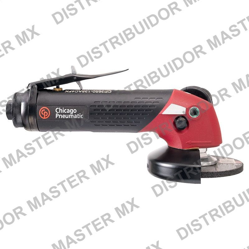Esmeril Angular Neumatico Industrial Pesado con Gatillo de Palanca Chicago Pneumatic CP3650-135AC4FK 2 hp Disco 4" - Angle Grinder