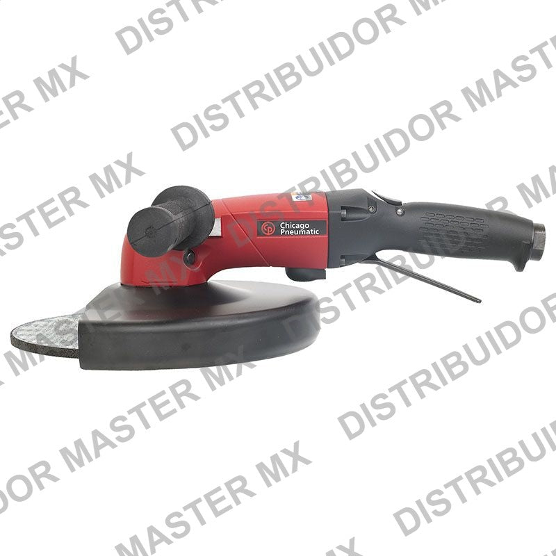 Esmeril Angular Neumatico Industrial Extra Pesado con Palanca de Seguridad Chicago Pneumatic CP3850-60AB9V 3 hp Disco 6" - Angle Grinder
