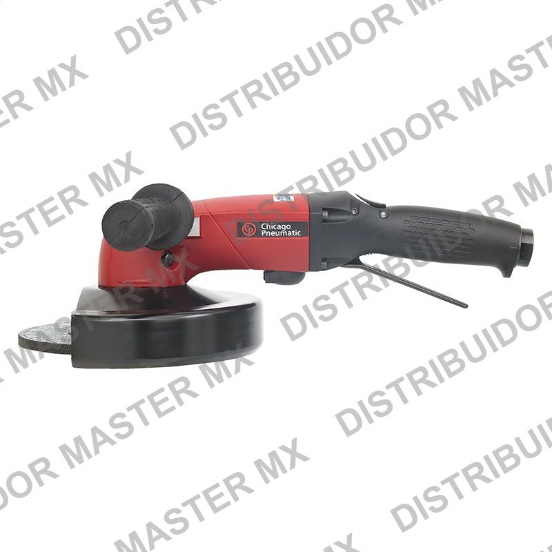 Esmeril Angular Neumatico Industrial Extra Pesado con Palanca de Seguridad Chicago Pneumatic CP3850-77AB7V 3 hp Disco 7" - Angle Grinder