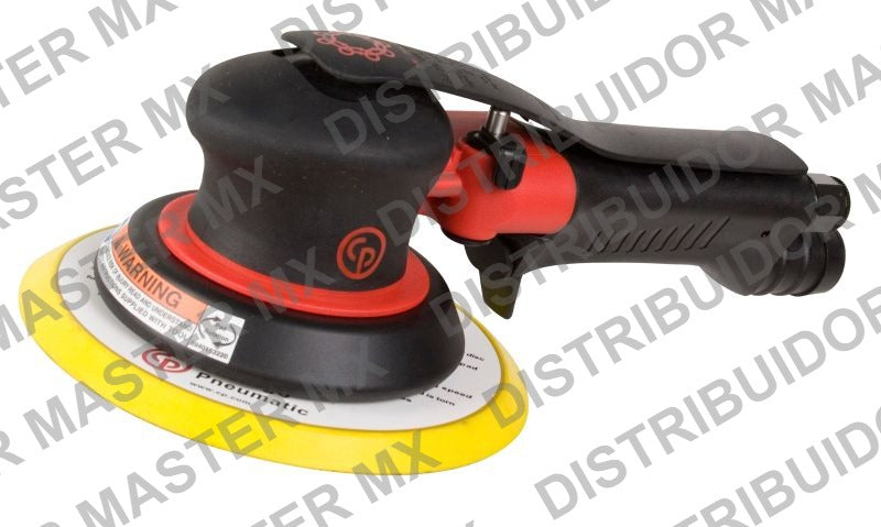 Lijadora Roto-Orbital Neumatica Chicago Pneumatic CP7255H 6" 12000 RPM Orbita 3/16" Velcro - Random Orbital Sander