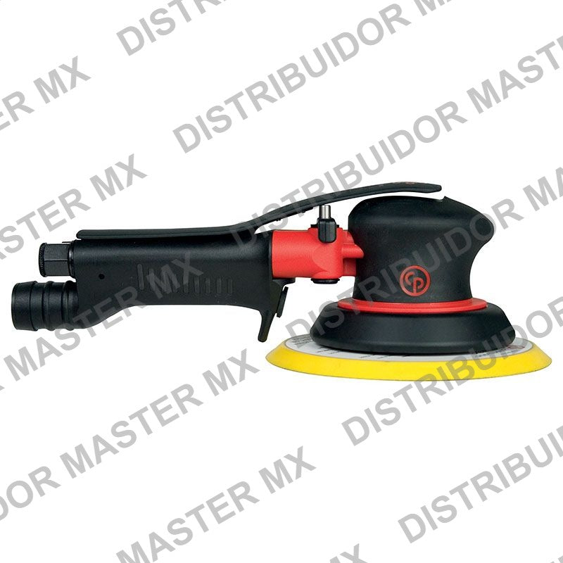 Lijadora Roto-Orbital Neumatica con Aspiracion Central Chicago Pneumatic CP7255HCVE 6" 12000 RPM Velcro - Random Orbital Sander