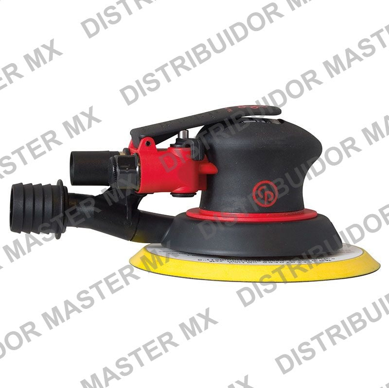 Lijadora Roto-Orbital Neumatica Compacta con Aspiracion Central Electronica Chicago Pneumatic CP7225CVE 3" 12000 RPM Velcro - Random Orbital Sander