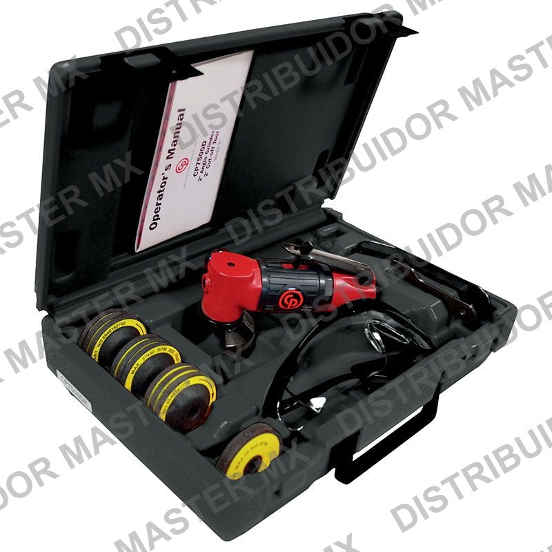 Kit Mini Esmeril Angular / Cortadora Chicago Pneumatic CP7500DK 2 en 1 22000 RPM - Cut Off Kit