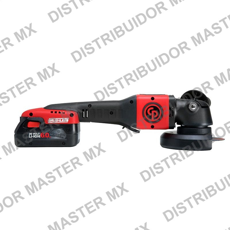 Esmeril Angular Inalambrico Chicago Pneumatic CP8345K 20V con Bateria 6 Ah - Esmeril de Bateria