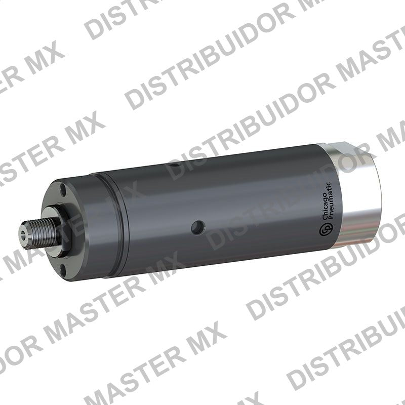 Motor Neumático de Aire Chicago Pneumatic M2501-550-TL | 250W 0.34 HP | 550 rpm | Eje Roscado | Escape Coaxial
