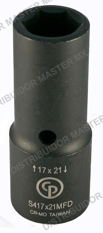 Dado de Impacto Abatible Chicago Pneumatic 17 x 21 mm Mando 1/2 - Doble Medida