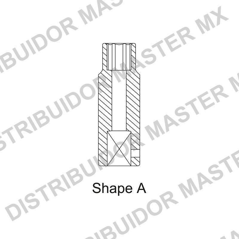 Dado de Impacto Abatible Chicago Pneumatic 17 x 21 mm Mando 1/2 - Doble Medida