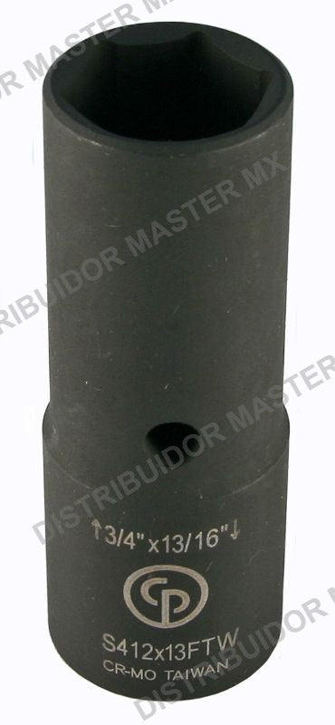 Dado Abatible con Protector Chicago Pneumatic 12 x 13 mm Mando 1/2