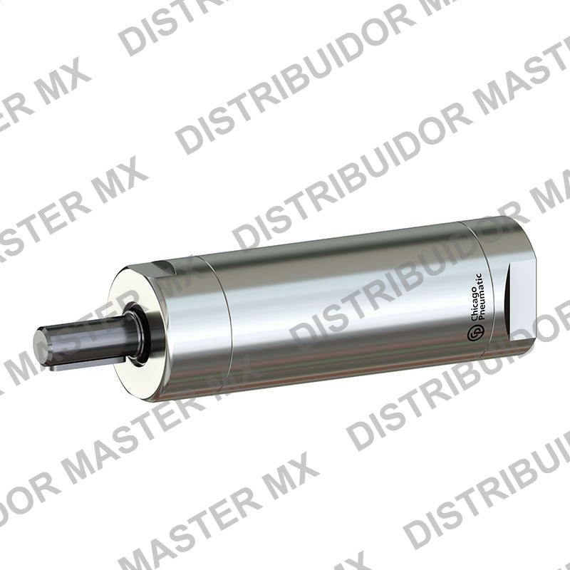 Motor Neumático de Aire Chicago Pneumatic MR39-450-KSL | ATEX | Acero Inoxidable | 250W | Reversible | 450 rpm | Eje con Cuñero