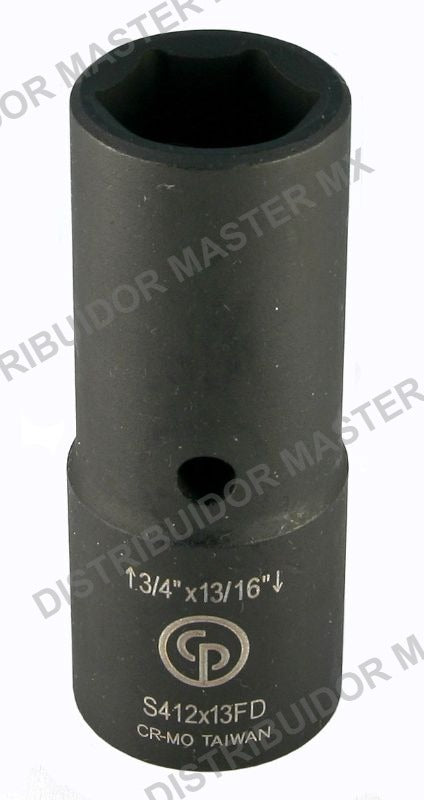 Dado de Impacto Abatible Chicago Pneumatic 12 x 13 mm Mando 1/2 - Doble Medida