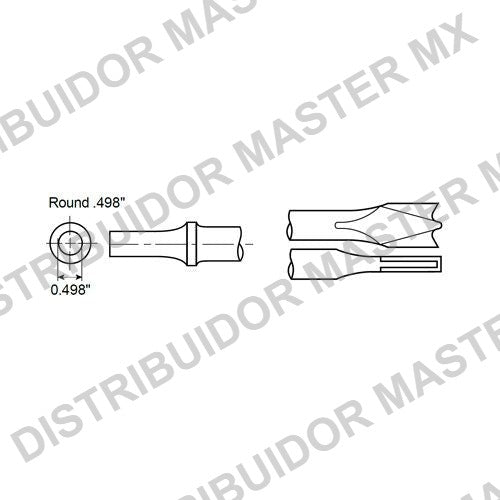 Cortador de Doble Hoja para Lamina Chicago Pneumatic - Para Martillo Neumatico
